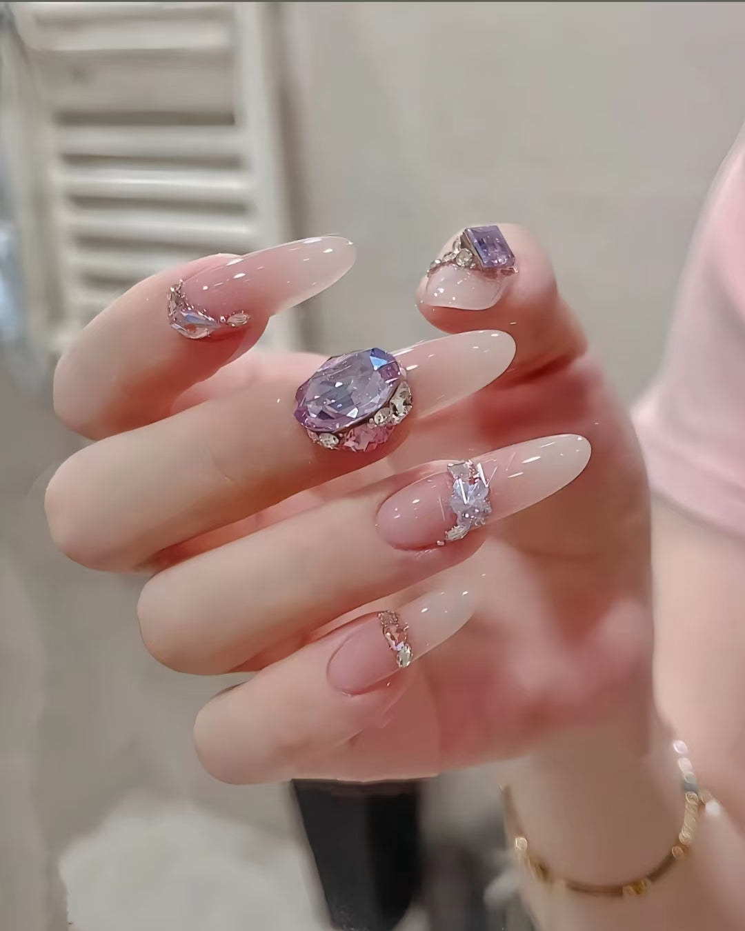 Light luxury manicure, surprise bag high diamond jewelry mixed Diamond Nail DIY series，open in the live🔥🔥🔥