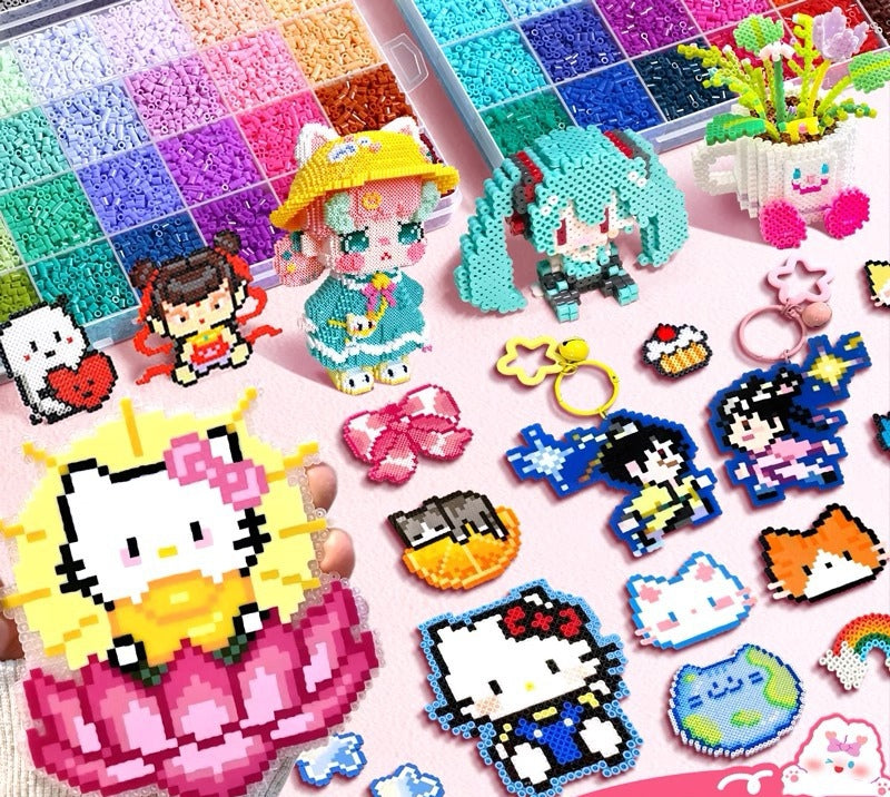 Wholesale of handmade DIY material package set and puzzle toys for perler beans