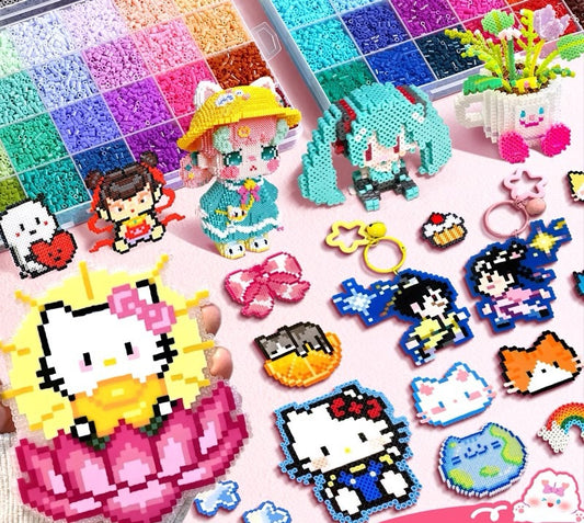 Wholesale of handmade DIY material package set and puzzle toys for perler beans