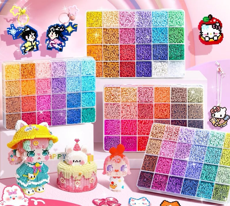 Wholesale of handmade DIY material package set and puzzle toys for perler beans