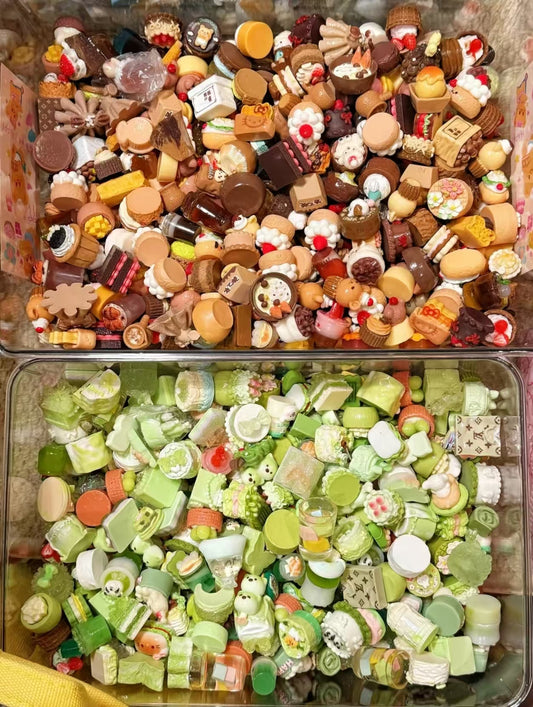 Diy Realistic‑style resin food charm MIX style