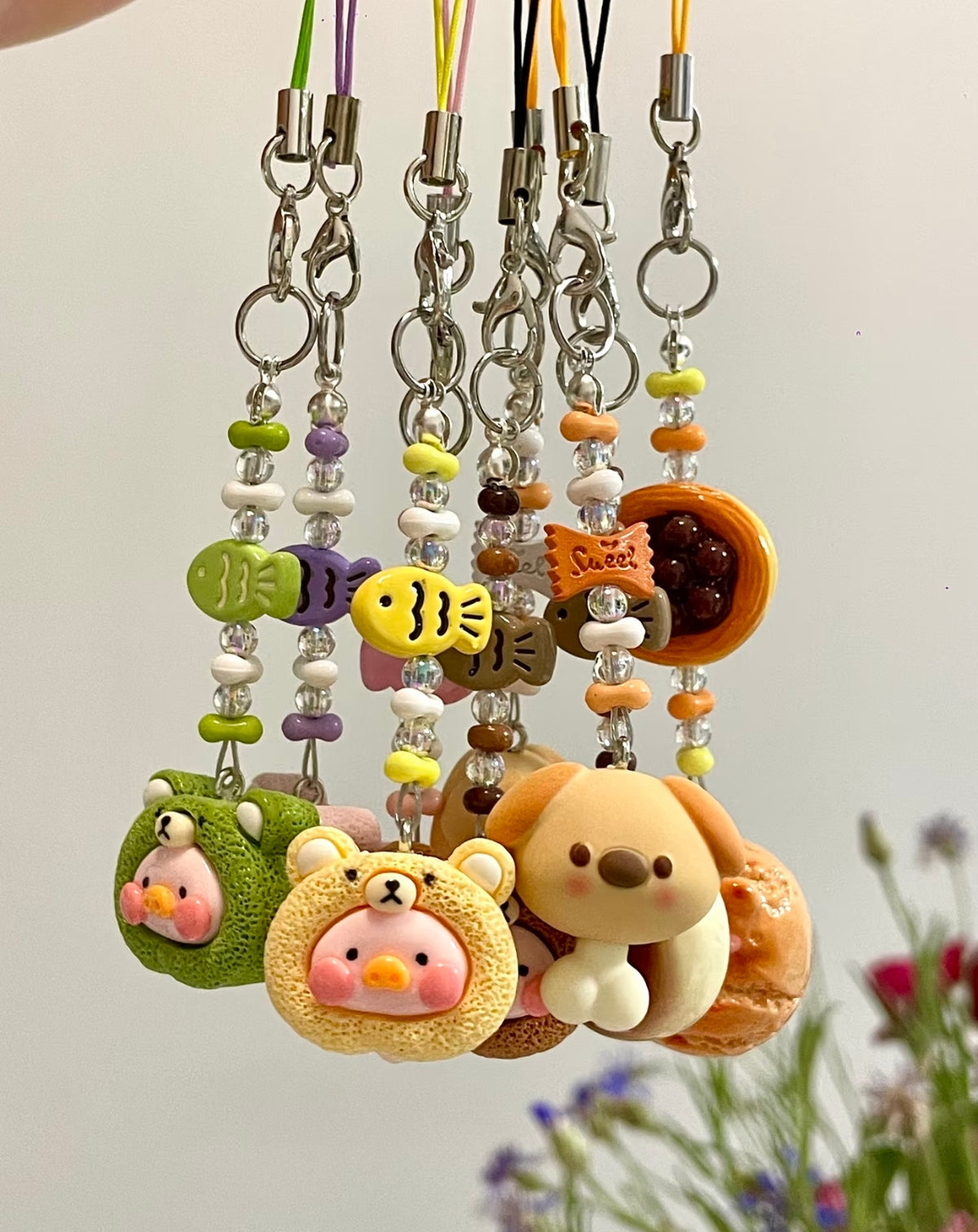 Diy handmade phone charm